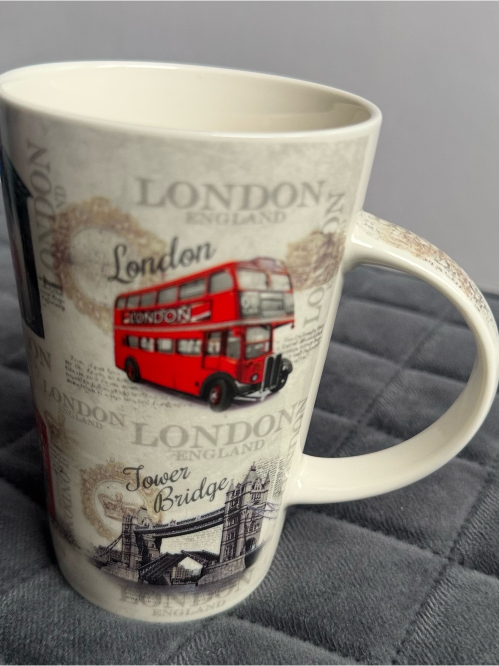 The Leonardo Collection Vintage Fine China London England Coffee Latte Coffe Mug